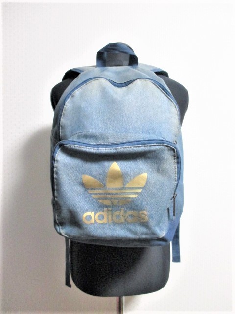 ☆adidas アディダス ヴィンテージ加工 デニム リュック/バックパック☆希少モデル拍卖