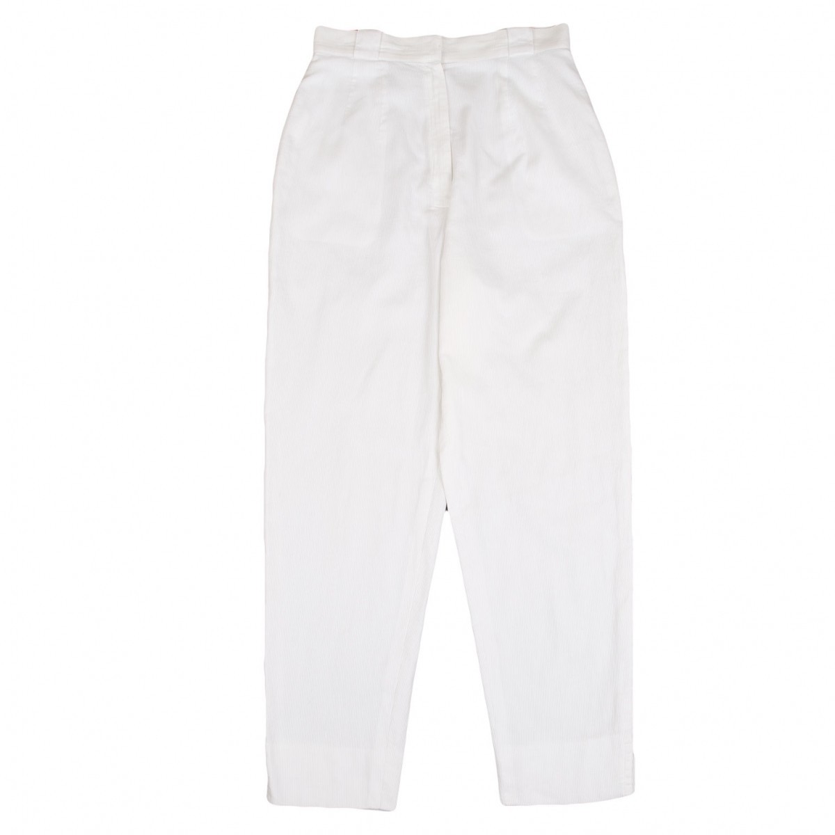 クリスチャンディオールChristian Dior ストライプ織りテーパードパンツ オフL拍卖