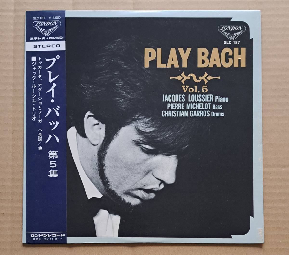 帯付LP◎ジャック・ルーシェ・トリオ『プレイ・バッハ 第5集』SLC187 キング Jacques Loussier Piano Trio Play Bach Vol.5 1968年 64891J拍卖