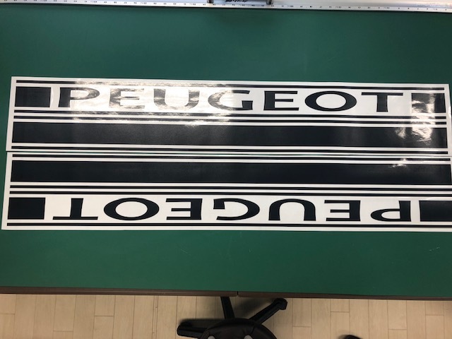 ☆送料無料!フランス プジョーシトロエンサイドデカールセット(左右セット)12色選択可★Peugeot Citron拍卖
