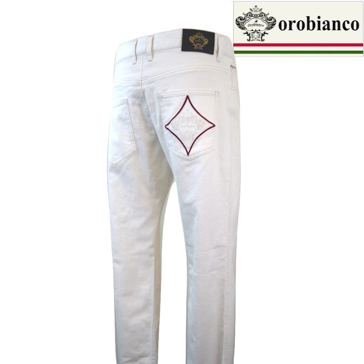 【SALE】オロビアンコ/orobianco ストレッチデニム 103-白 46/82cm拍卖