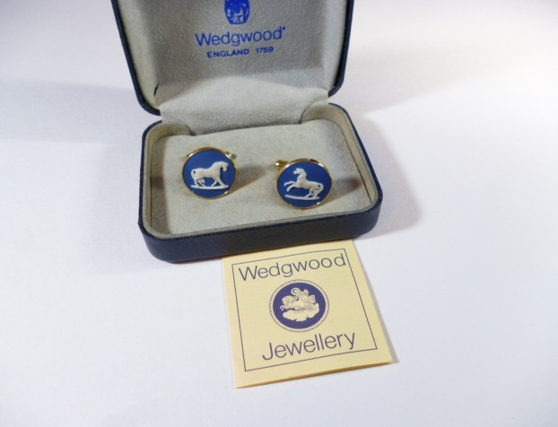 《WEDGWOOD》カフス Ω ウェッジウッド カフス 拍卖