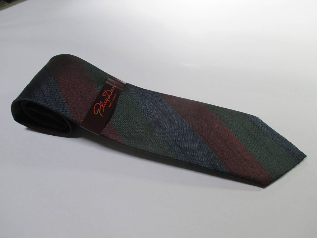 ◇プレイ ダン PLAY DAN ◇ネクタイ◇新品・未使用◇ストライプの柄・-色系◇第30弾ブランドがいっぱい◇30-243◇拍卖