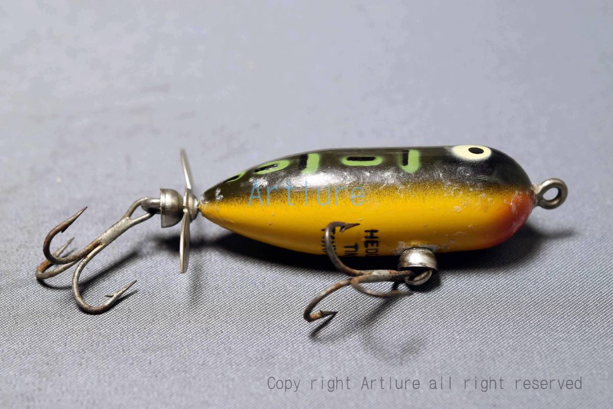 VINTAGE LURE HEDDON TINY TORPEDO(6842-4 )USA MADE #OLDLURE #ARTLURE_VINTAGE #ヴィンテージルアー frog collection拍卖