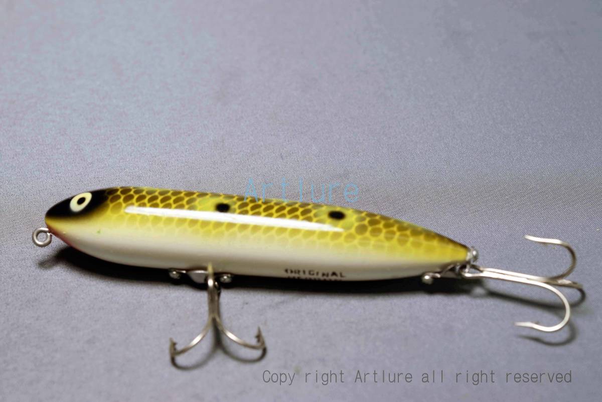 VINTAGE LURE HEDDON ZARASPOOK FROGSCALE(ZA38-4 )*USA MADE #OLDLURE #ARTLURE_VINTAGE #ヴィンテージルアー frog collection拍卖