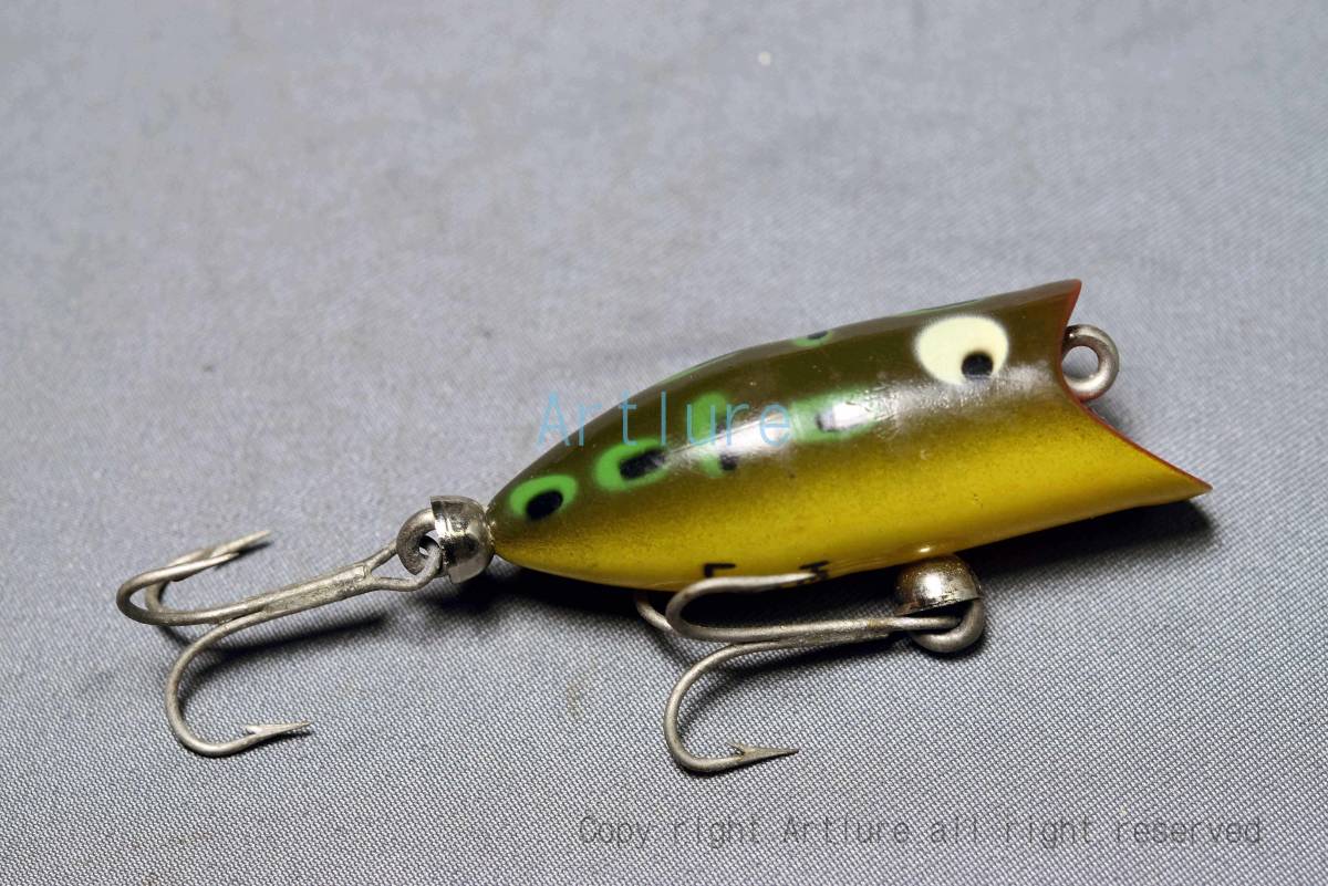 VINTAGE LURE HEDDON TINY LUCKY 13(7622-4 )USA MADE #OLDLURE #ARTLURE_VINTAGE #ヴィンテージルアー frog collection拍卖