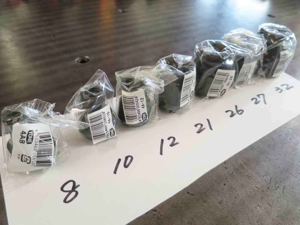 No.809 TONE インパクトソケット 7個 差込角12.7mm 未使用品拍卖