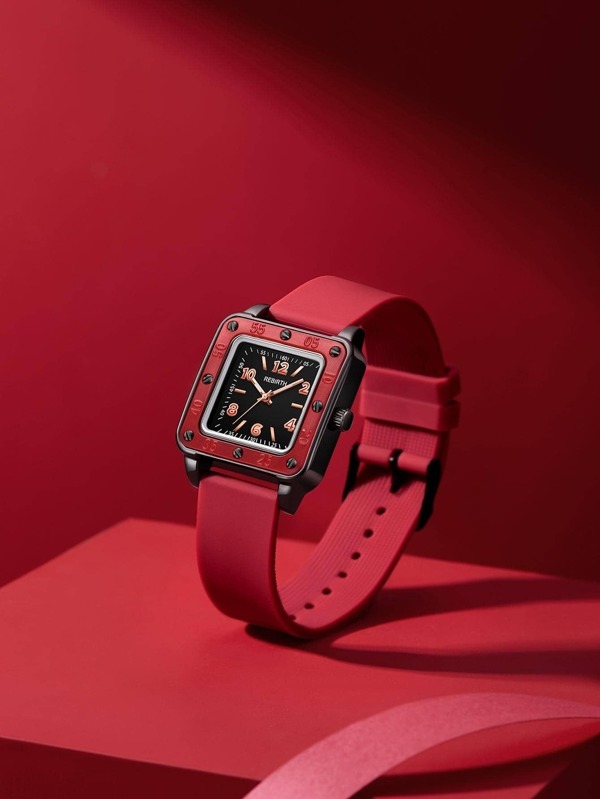 腕時計 レディース クォーツ スクエアポインタークォーツ時計拍卖