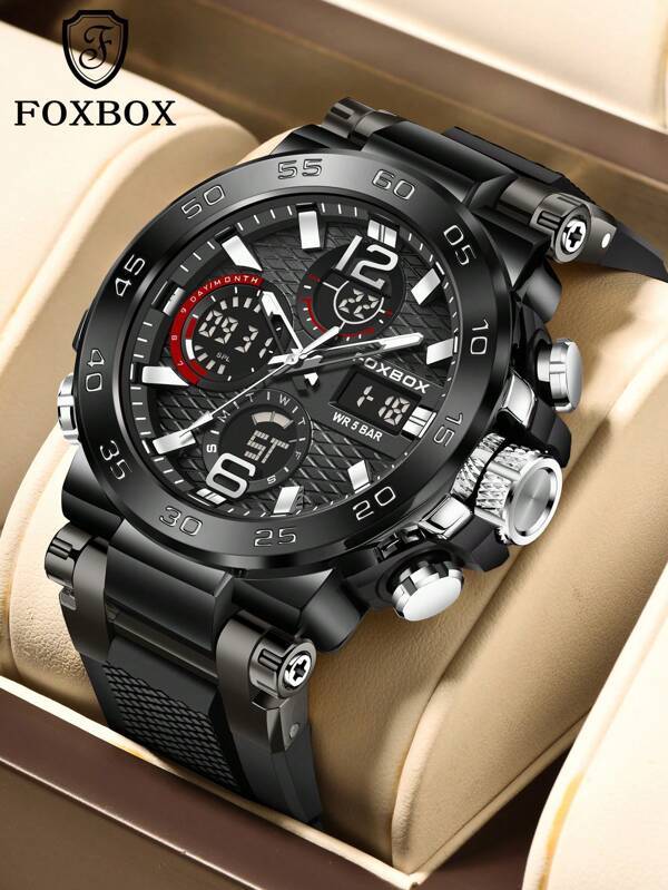 腕時計 メンズ デジタル メンズデジタルウォッチ ブラック拍卖