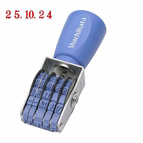 シャチハタ スタンプ 回転ゴム印 欧文日付 5号 約20×4ミリ NFD-5M 明朝体拍卖