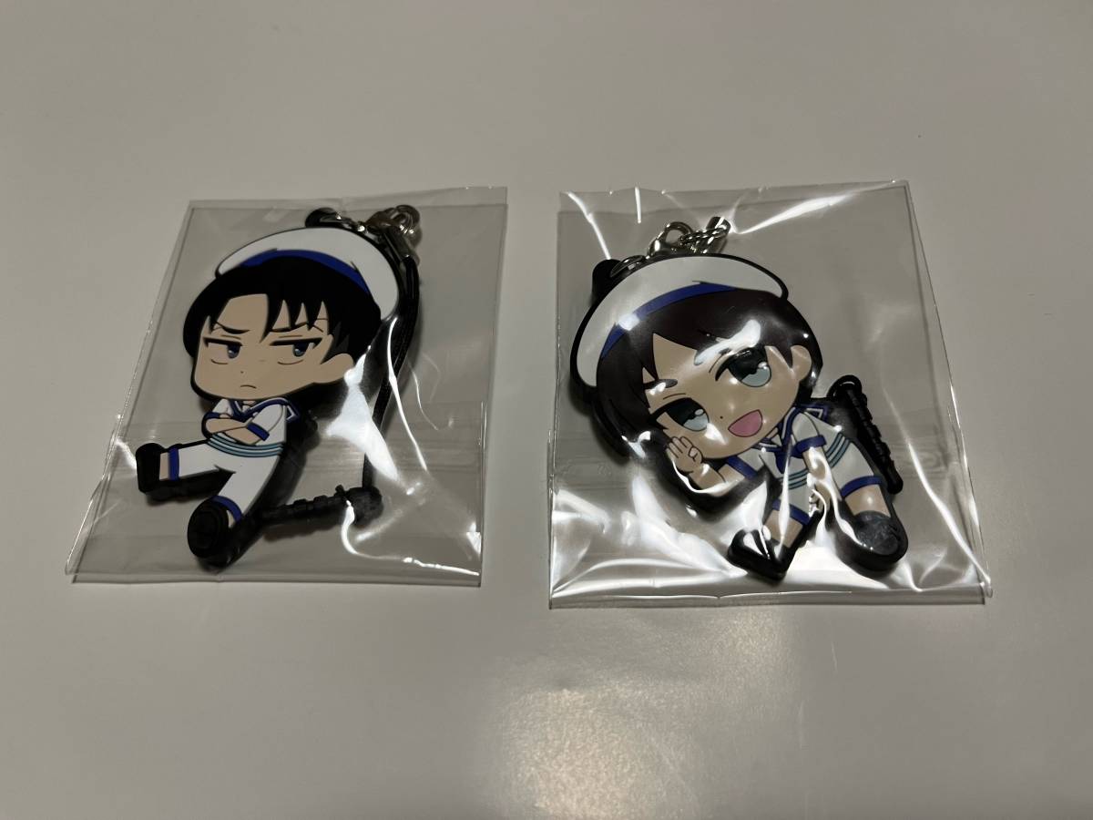 進撃の巨人 ラバーストラップ リヴァイ エレン a拍卖