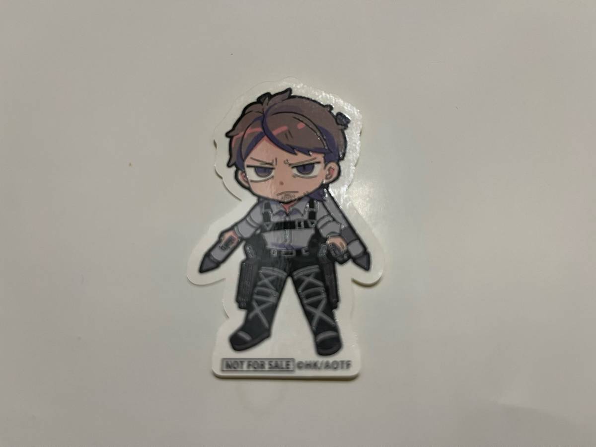 進撃の巨人 SMILE BASE CAFE ステッカー 非売品 ジャン拍卖