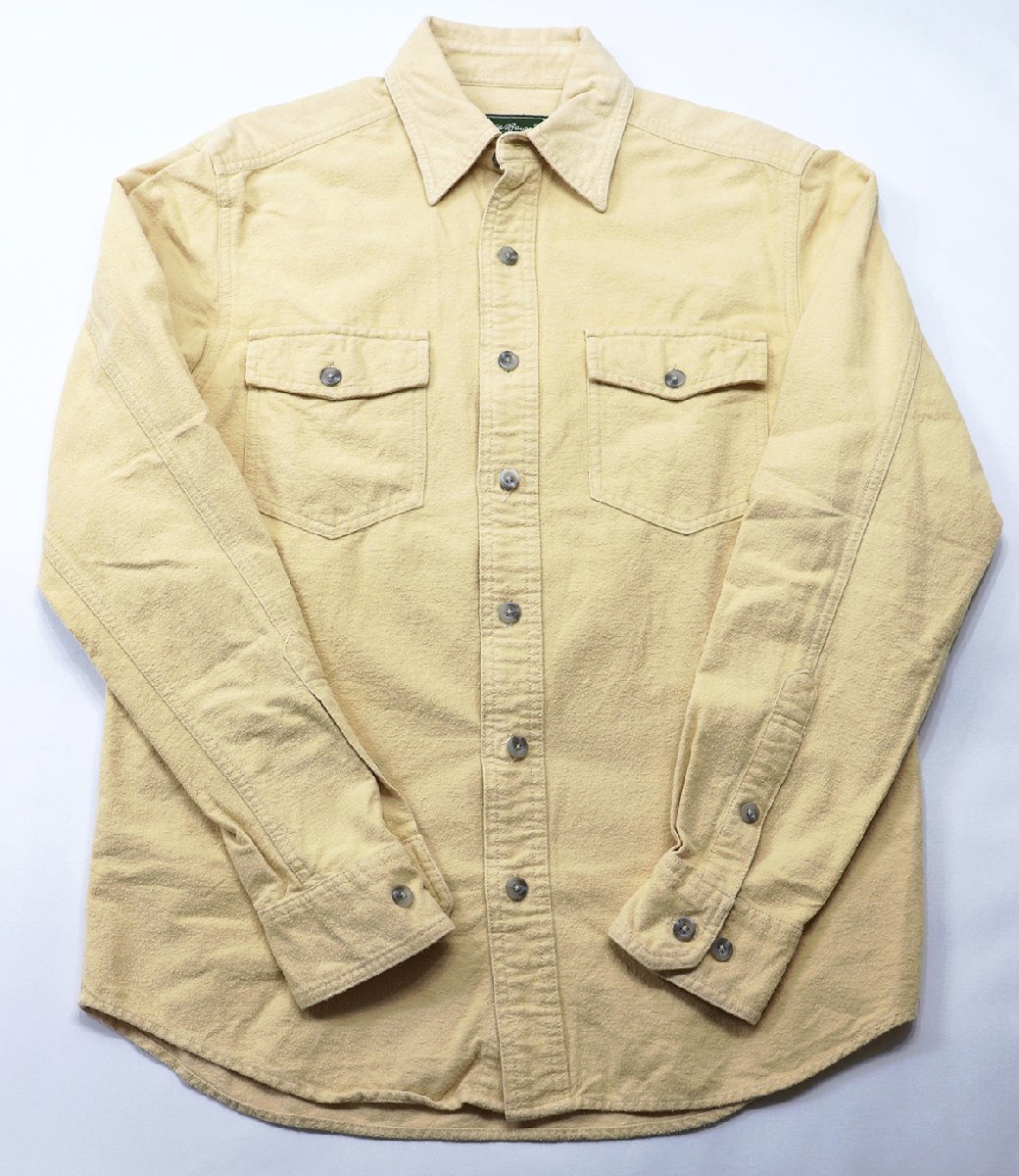 EDDIE BAUER (エディーバウアー) Flannel Shirts / フランネルシャツ イエロー size XS拍卖