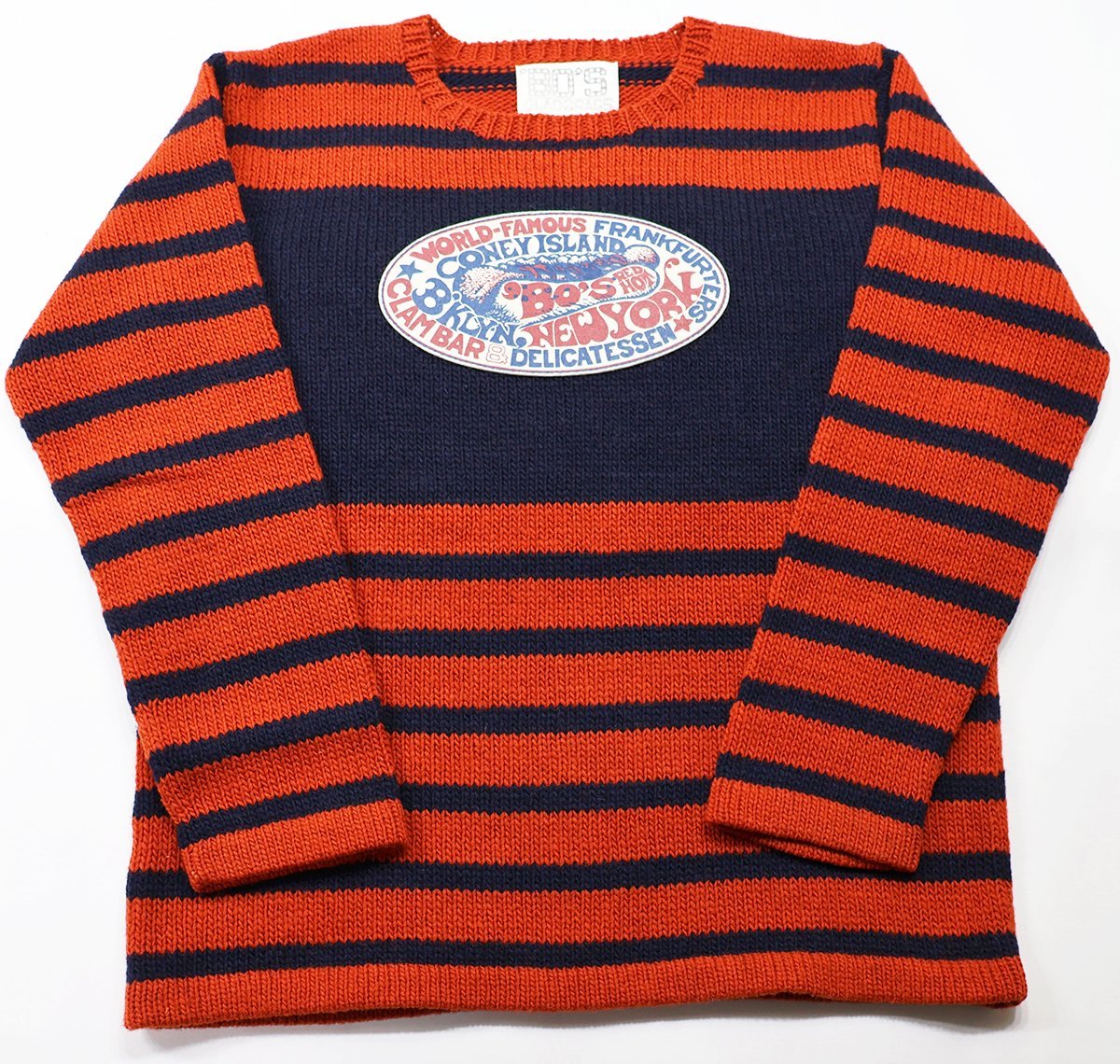 BARNSTORMERS (バーンストーマーズ) Blank-Trunk Mariner's Border Sweater / ボーダーセーター 美品 size M / ボーズグラッドラグス拍卖