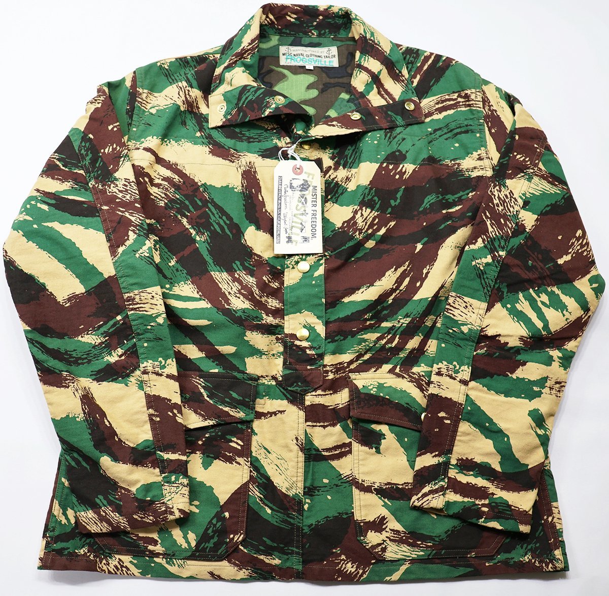 MISTER FREEDOM (ミスターフリーダム) FRENCH LIZARD TAP47 ONE-ZERO SMOCK / プルオーバースモック sc15286 未使用品 size L拍卖