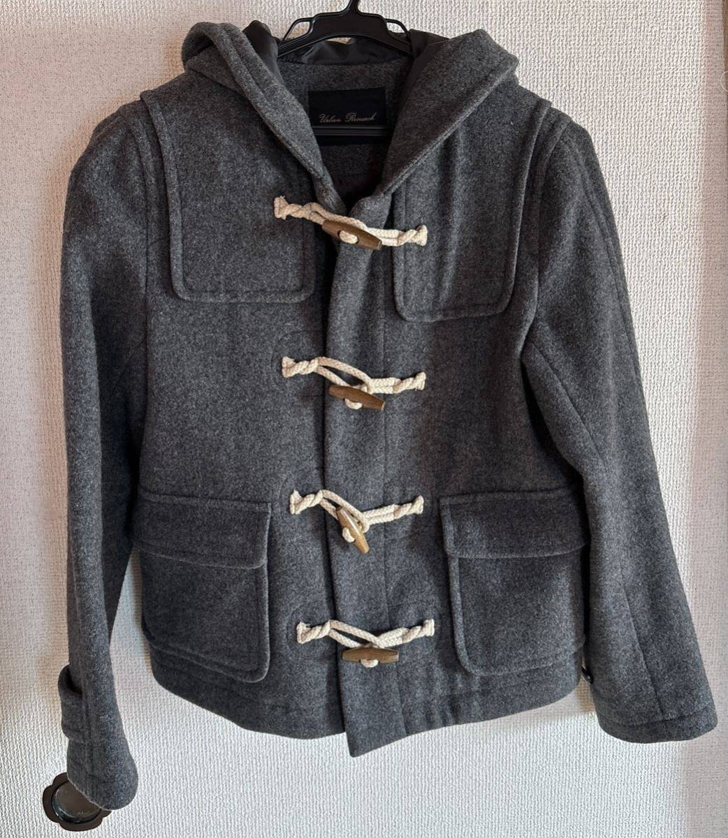 URBAN RESEARCH アーバンリサーチ UR ショートダッフルコート UL13-AK09001 チャコールグレー あったかかわいいウールコート USED拍卖