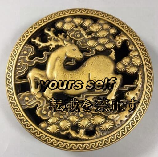 良い品質 鹿香炉の高さ4 cm拍卖