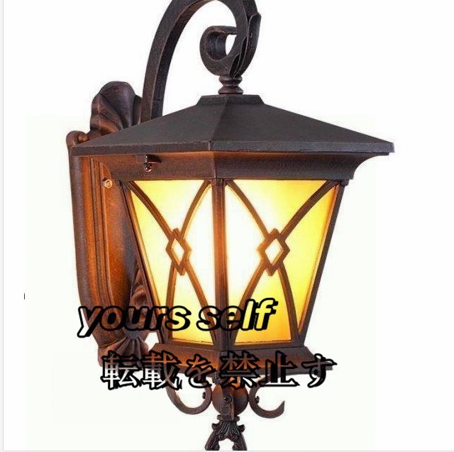 超人気 防水壁掛け照明 屋外ライド 夜明け ポーチライト 庭用 アンティーク ウォールランプ ブラケットライト拍卖