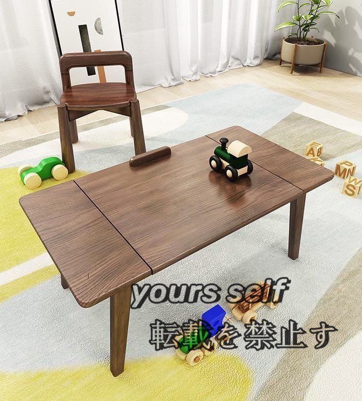 高品質折り畳みテーブル 座卓 机 便利 頑丈 収納 学習 事務机 多機能リビングルームコーヒーテーブルテーブル拍卖