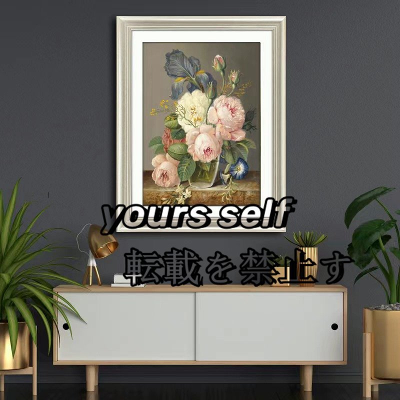 店長特選 『花』 油彩 油絵 絵画 FF08拍卖