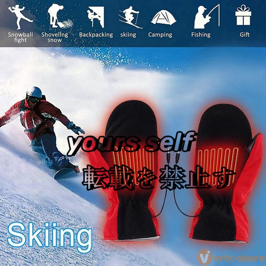 電熱手袋 温度調節 バイク 電熱グローブ USB 冬用 最強 バイクグローブ 電熱 スマホ対応 ヒーター手袋 通勤 アウトドア 釣り 172拍卖