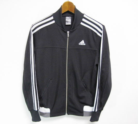 アディダス ジャガードトラックジャケット 黒 Lサイズ拍卖
