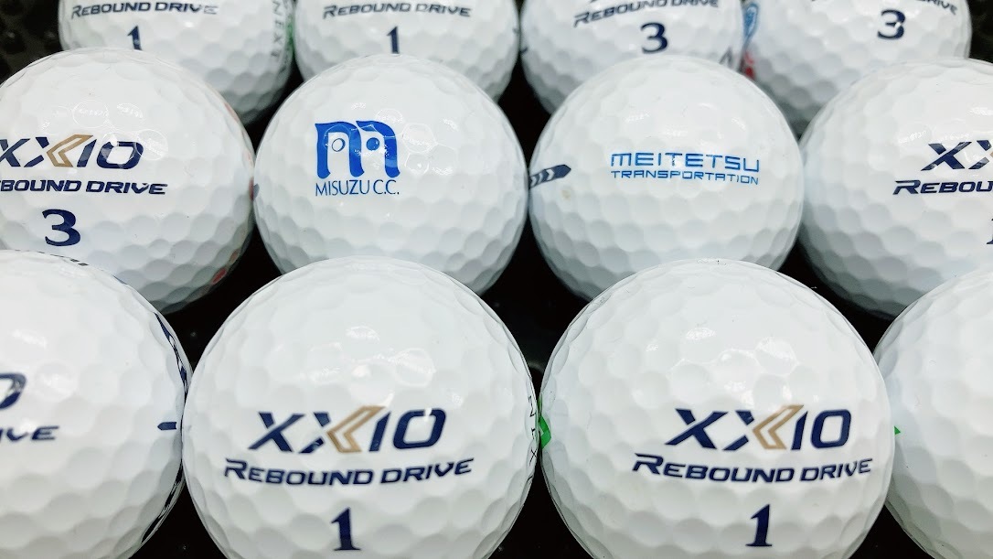 【激安】D58【 M級美品マーカー】 ゼクシオ XXIO REBOUND DRIVE 2021年モデル ホワイト 12個【ロストボール】拍卖