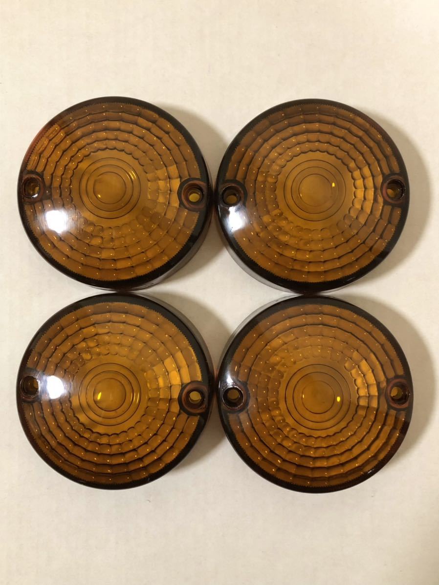 GS400 ウインカーレンズ オレンジ スモーク 純正タイプ クリアウィンカー クリアテール スモークテール GS仕様 ゴキザリ GSX400E拍卖