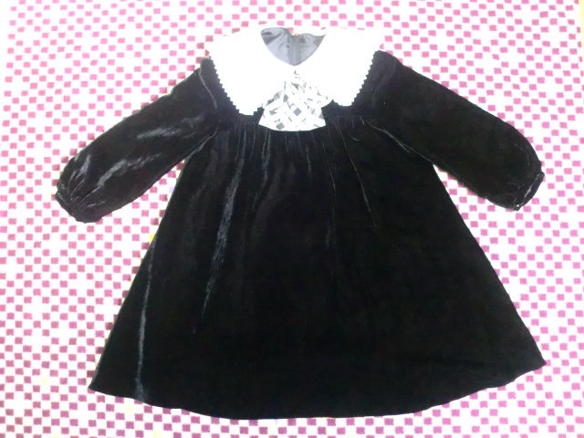 ★☆【USED】フォーマル ワンピース コーデュロイ生地 サイズ115A☆★ 拍卖