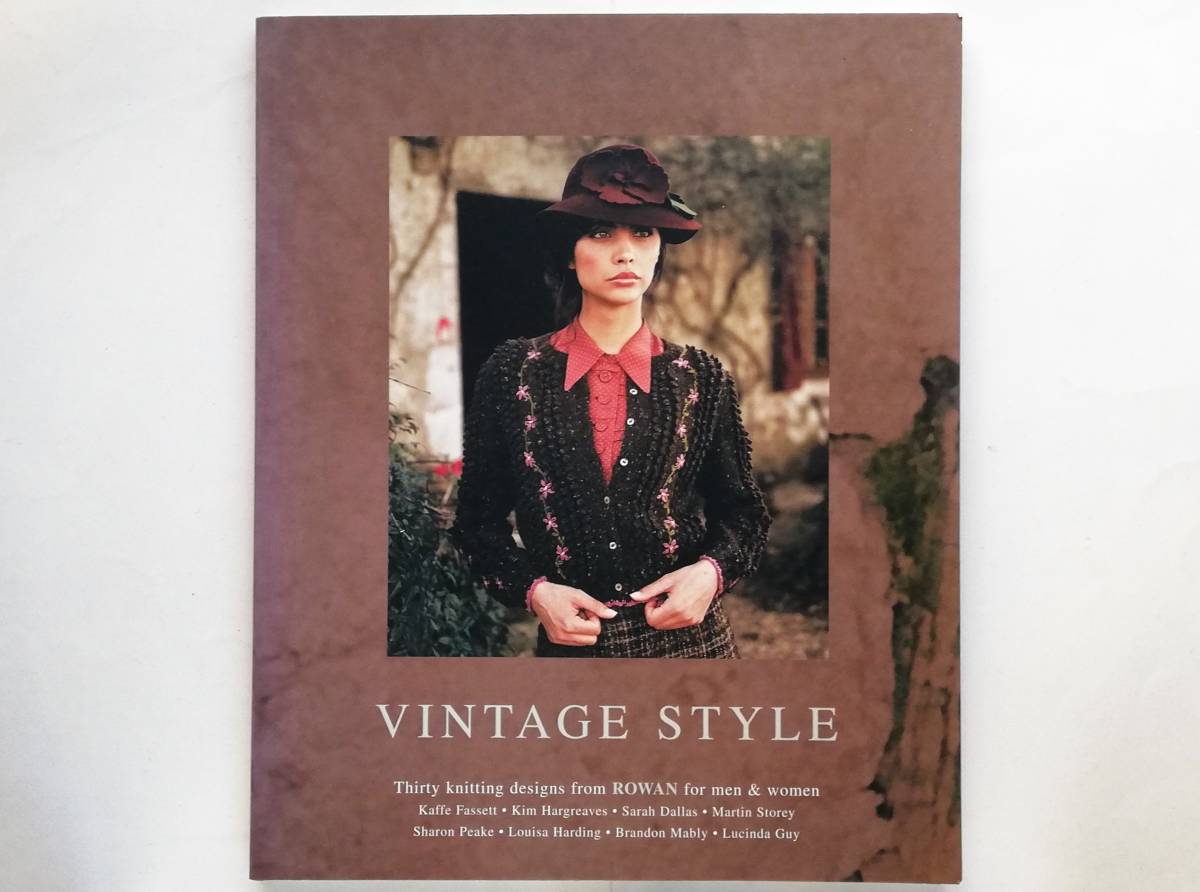 Vintage Style Thirty Knitting Design from ROWAN for men & women 編み物 ローワン 毛糸拍卖