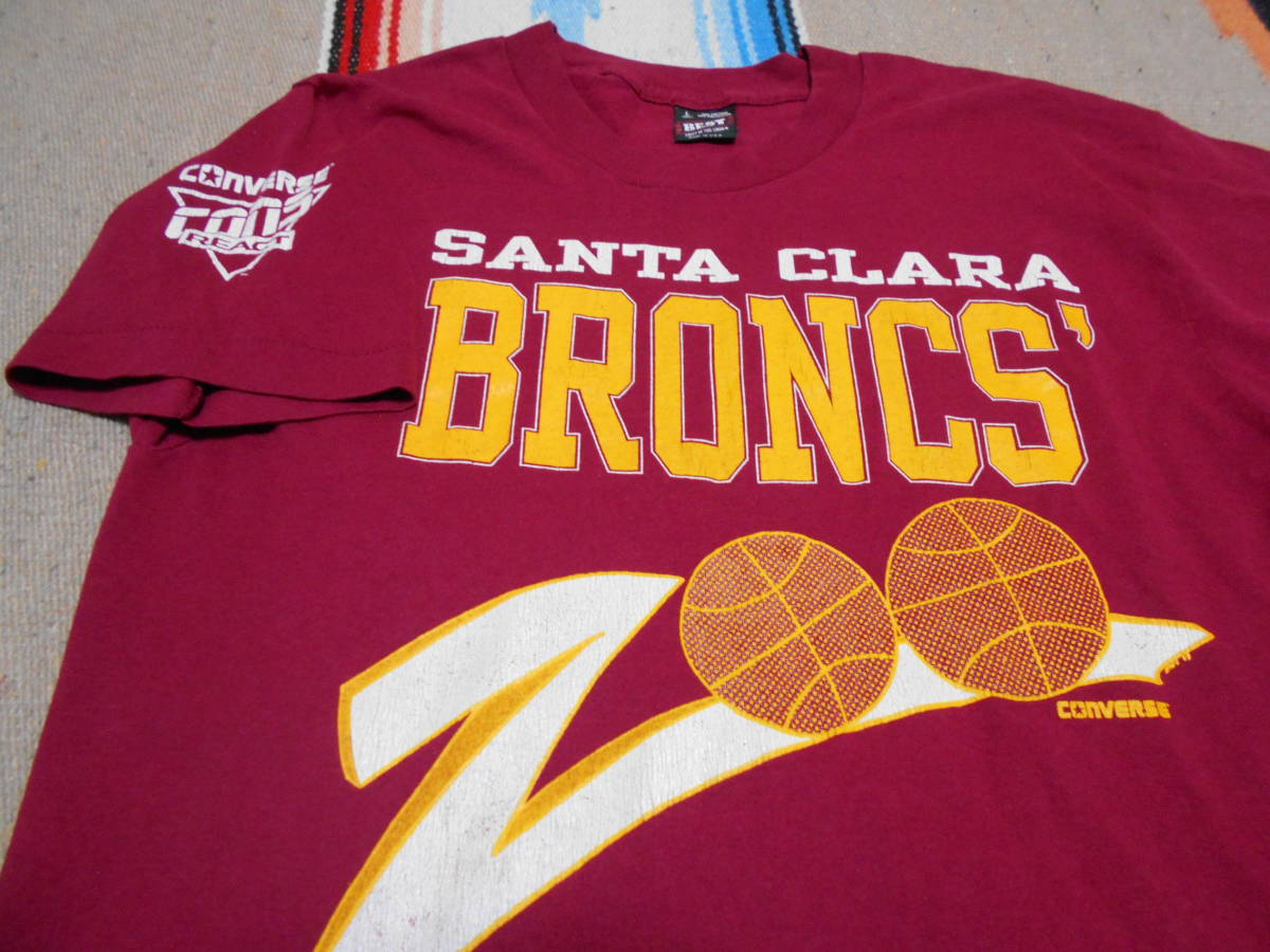 1980年代製 SANTA CLARA BRONCOS FRUIT OF THE LOOM BEST ビンテージ バスケットボール BASKETBALL VINTAGE NCAA LAKERS Kurt Rambis 拍卖