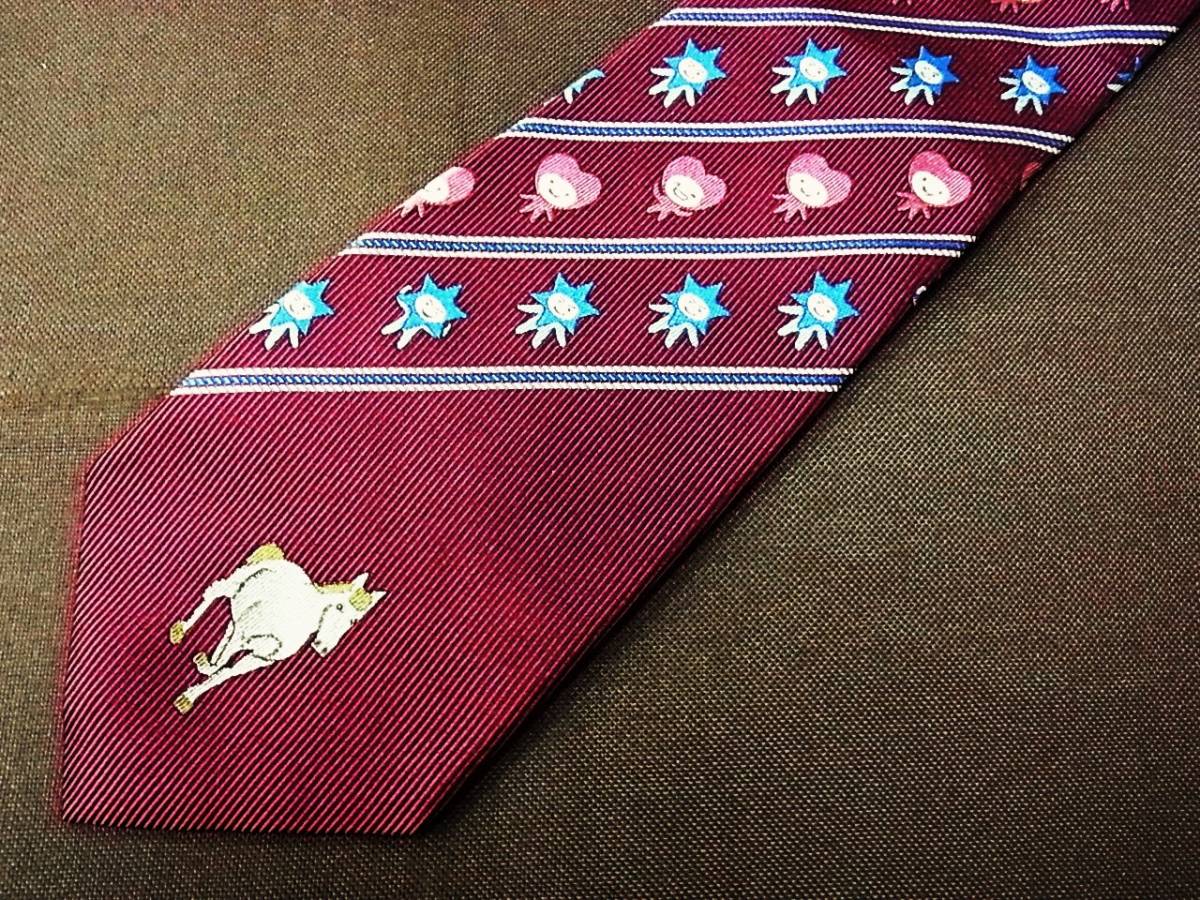 ♪KA0641♪美品OLMETEC CALBOCK【仔馬と妖精】ネクタイ♪拍卖