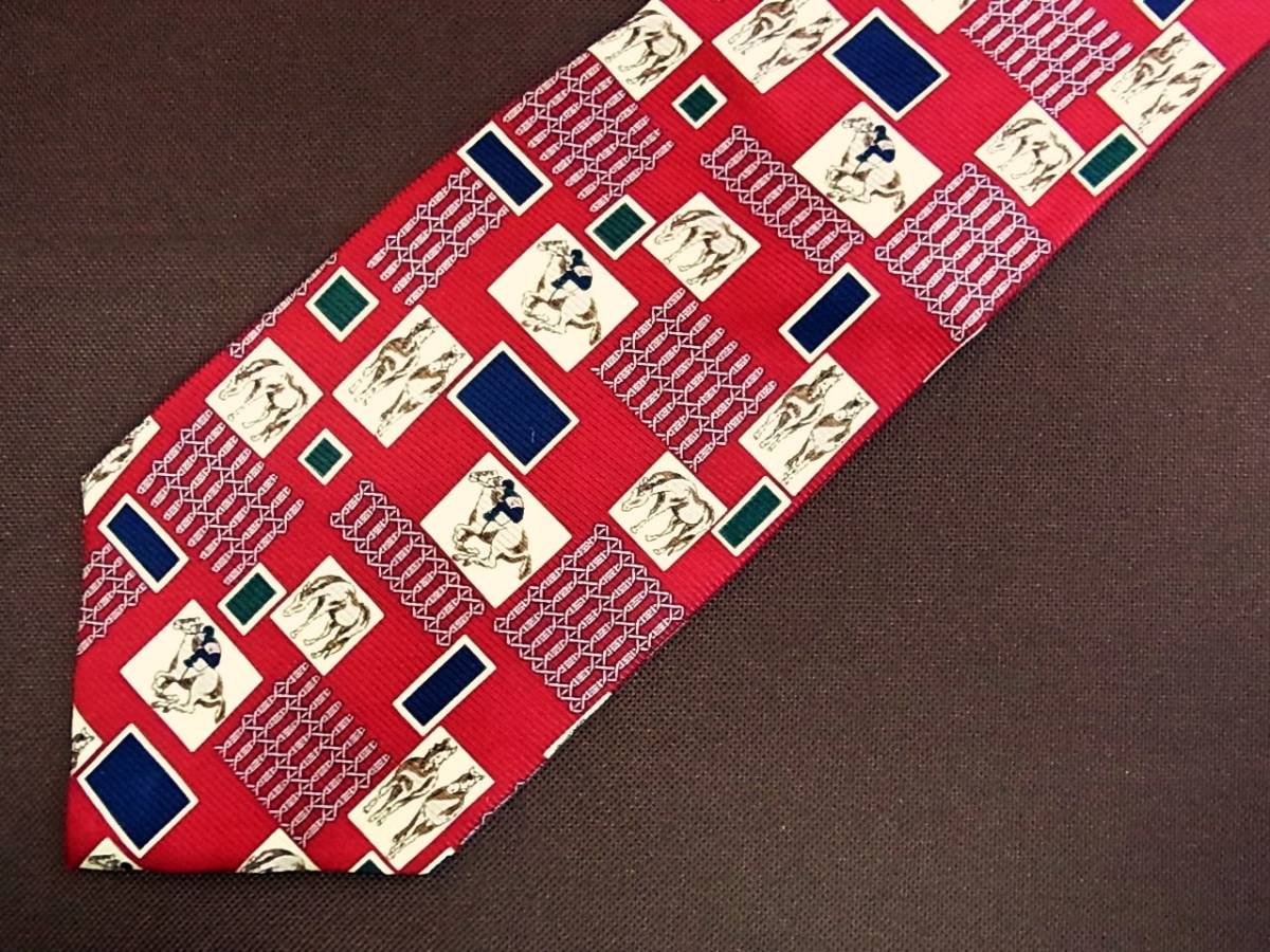 ♪KA0688♪美品【競馬・第65回 日本ダービー】ネクタイ♪拍卖