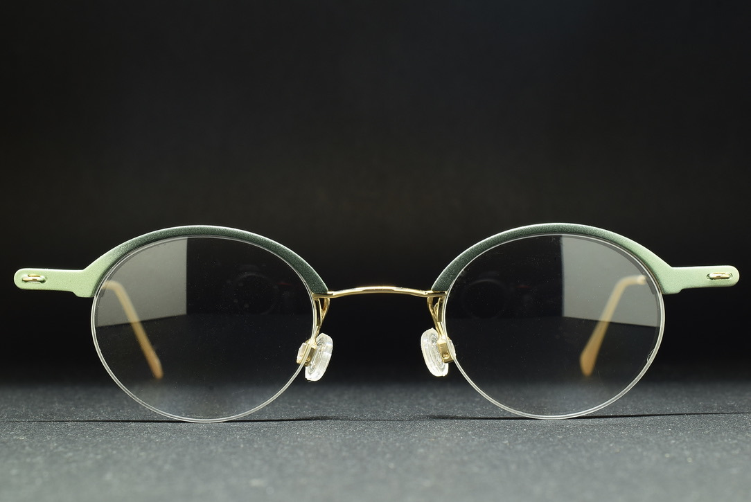 デッドストック ドイツ製 MIKADO 21-352 41-23 ナイロール ラウンド メガネ サングラス フレーム ヴィンテージ拍卖