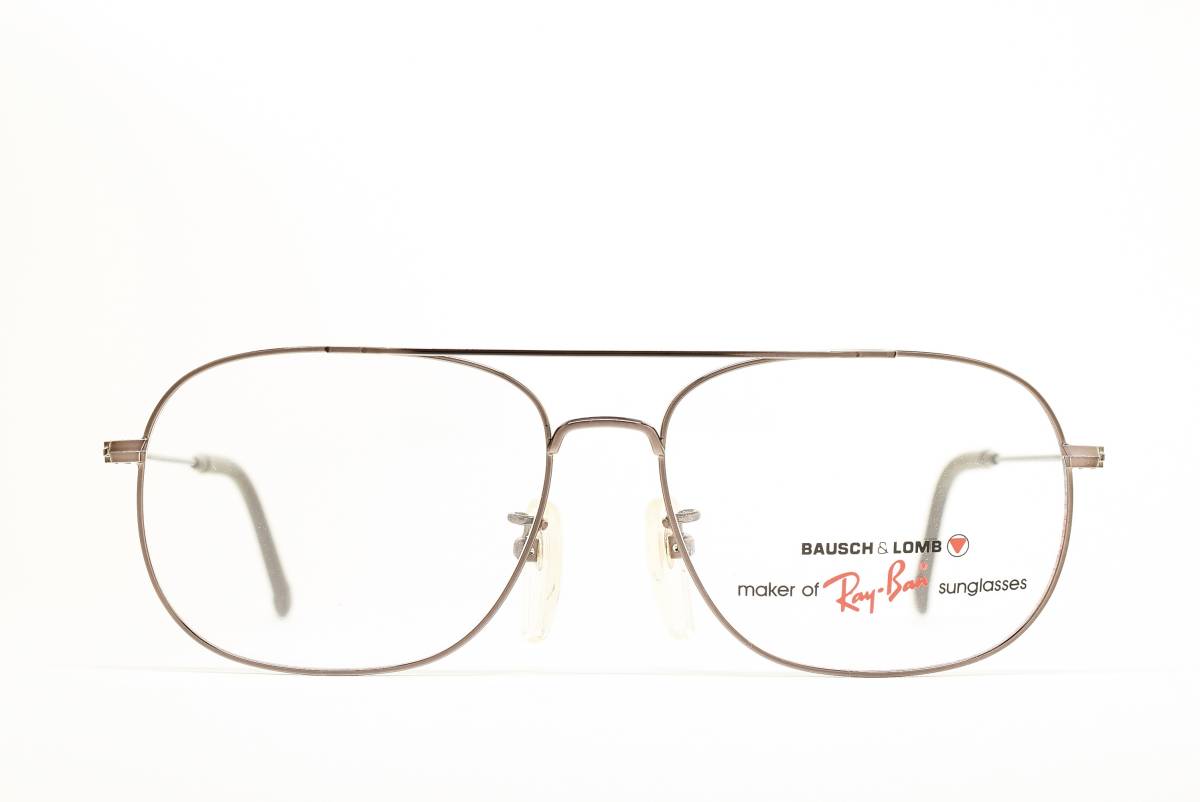 デッドストック BAUSCH & LOMB QUALTEC NO 016 S 54-16 メガネ サングラス フレーム ブラウン ボシュロム ヴィンテージ B&L拍卖
