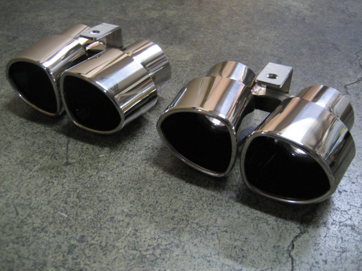 W219 マフラーカッター 4本出し メルセデス ベンツ CLSクラス ロリンザーリアバンパー対応 Lorinser国内発送 即納 カスタム 排気口拍卖