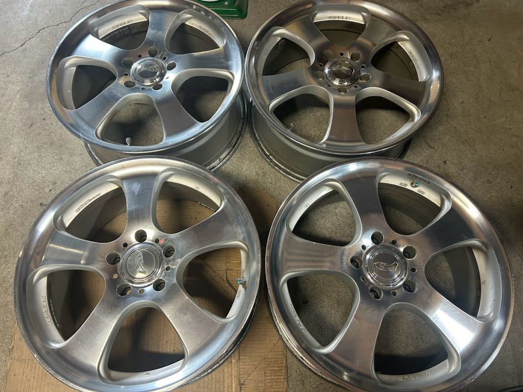 ★RAYS VERSUS レイズ ベルサス 4本 7J+48 プリウスα ノア ヴォクシー ステップワゴン セレナ ロードスター拍卖