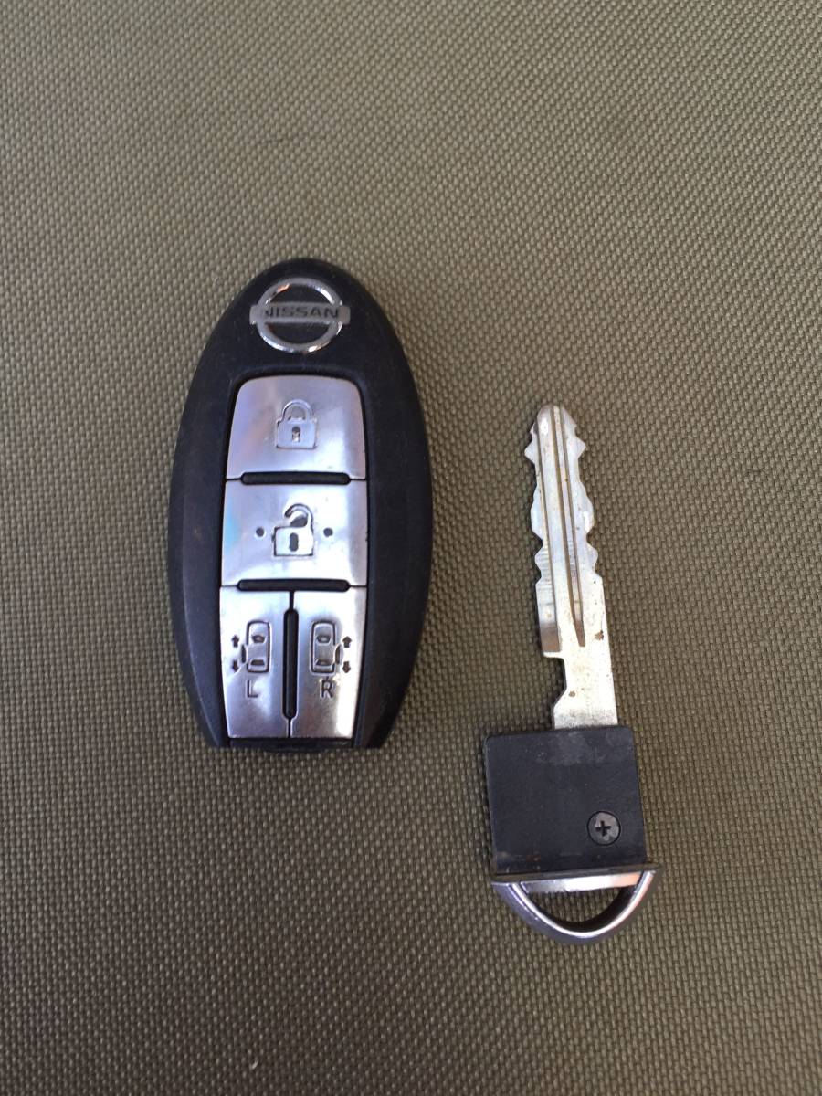 日産 ニッサン 純正 インテリジェントキー キーレス リモコン スマートキー 4ボタン 両側スライド 同梱可能・定形外発送 ⑫拍卖