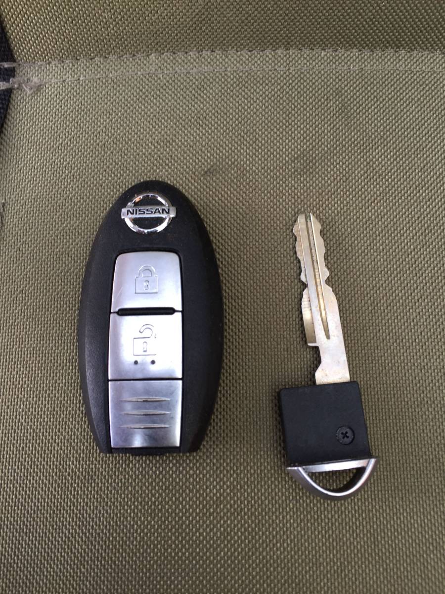 日産 ニッサン 純正 インテリジェントキー キーレス 2ボタン ジューク エクストレイル キューブ セレナ ムラーノ 定形外・同梱可 ①拍卖