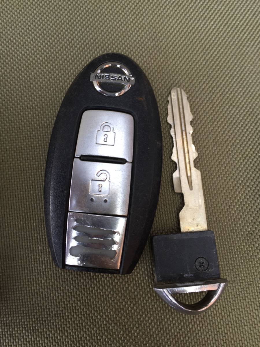 日産 ニッサン 純正 インテリジェントキー キーレス 2ボタン ジューク エクストレイル キューブ セレナ ムラーノ 定形外・同梱可 ⑨拍卖
