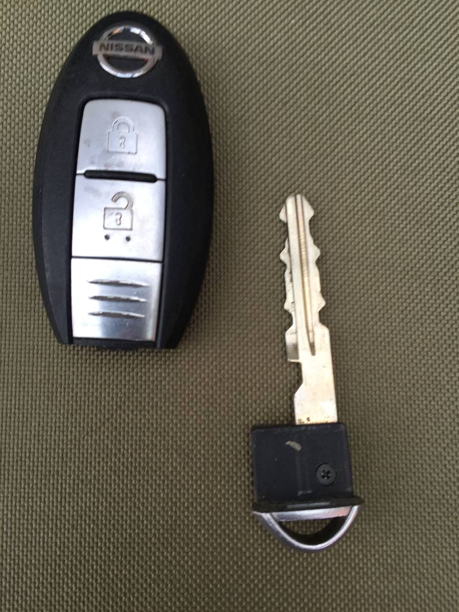 日産 ニッサン 純正 インテリジェントキー キーレス 2ボタン ジューク エクストレイル キューブ セレナ ムラーノ 定形外・同梱可 ⑱拍卖