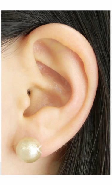 金属アレルギー対応 ステンレスピアス コットンパールピアス パール 新品未使用 ピアス 316L サージカルステンレス ジュエリー拍卖