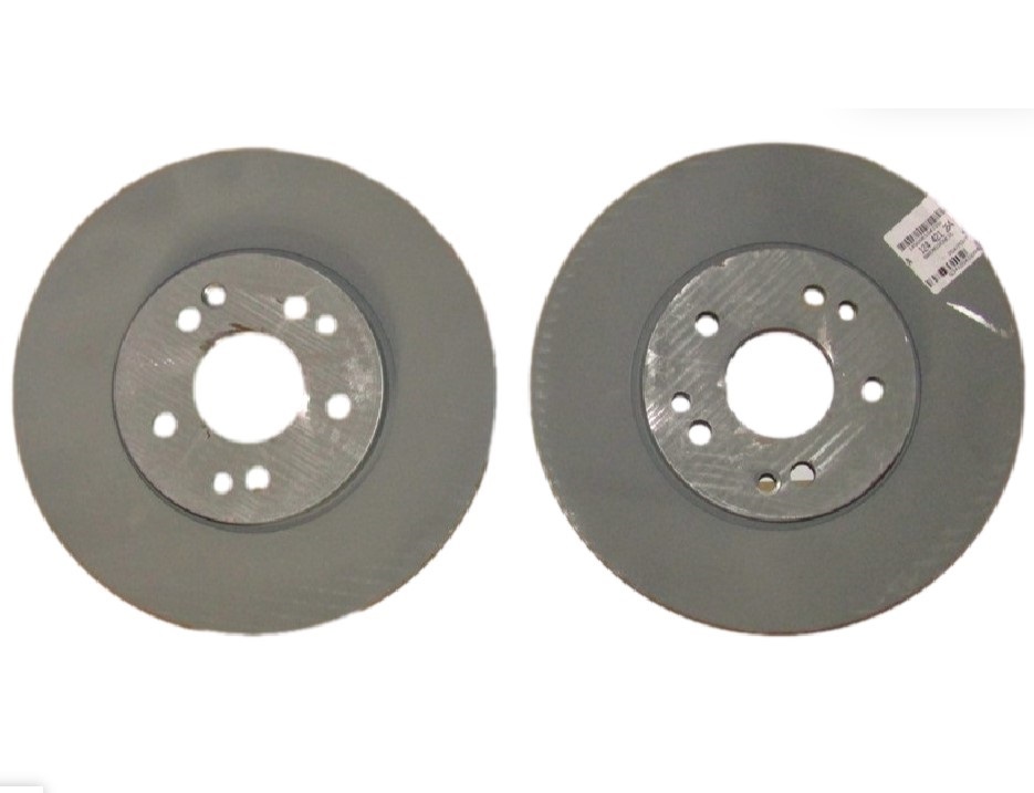 W124 500E R129 500SL SL500 純正フロントブレーキローター左右セット 1244212612拍卖