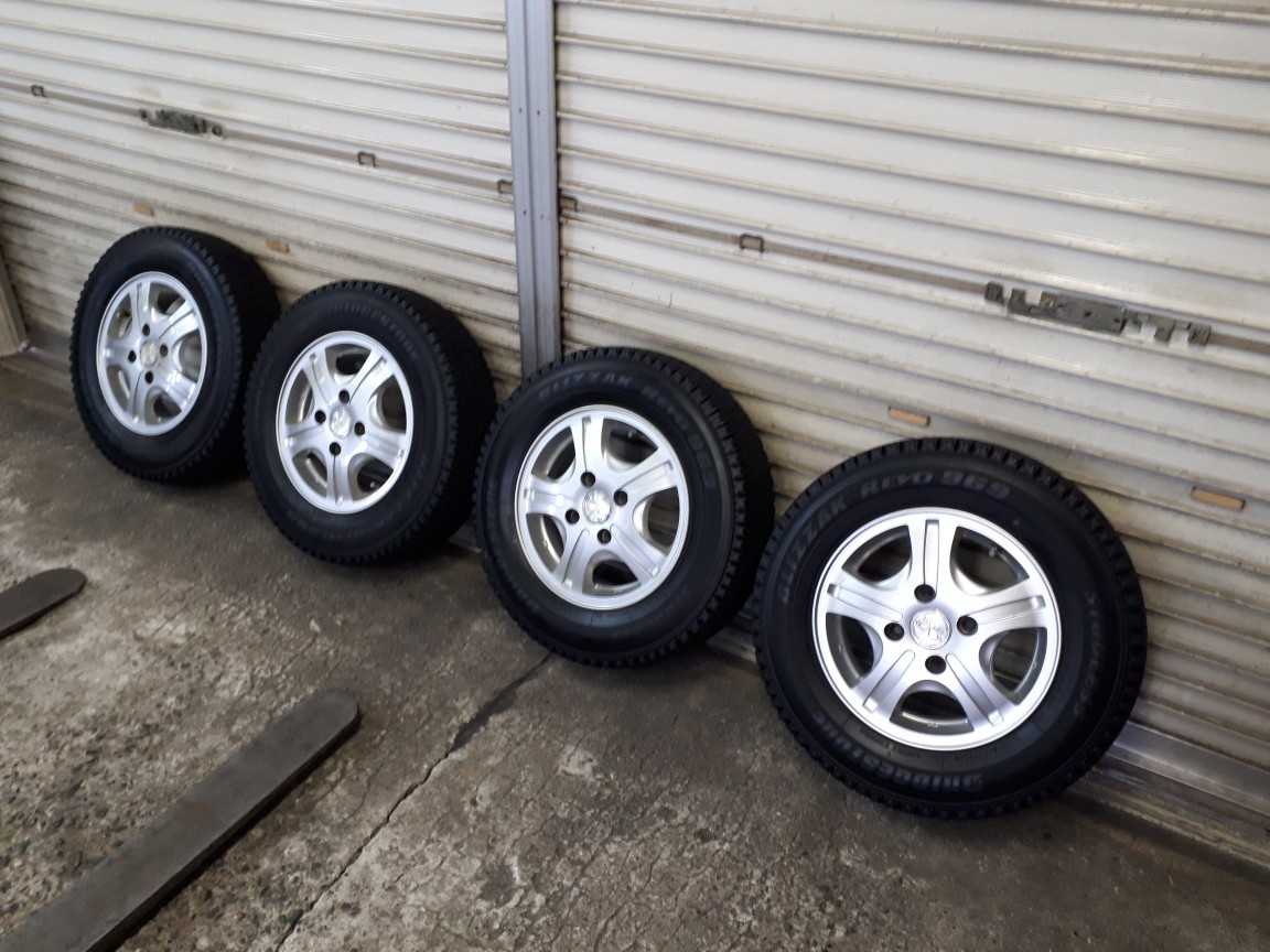 Weds Vicente 14インチ スタッドレスタイヤ(BLIZZAK)付 4本 No.mac拍卖