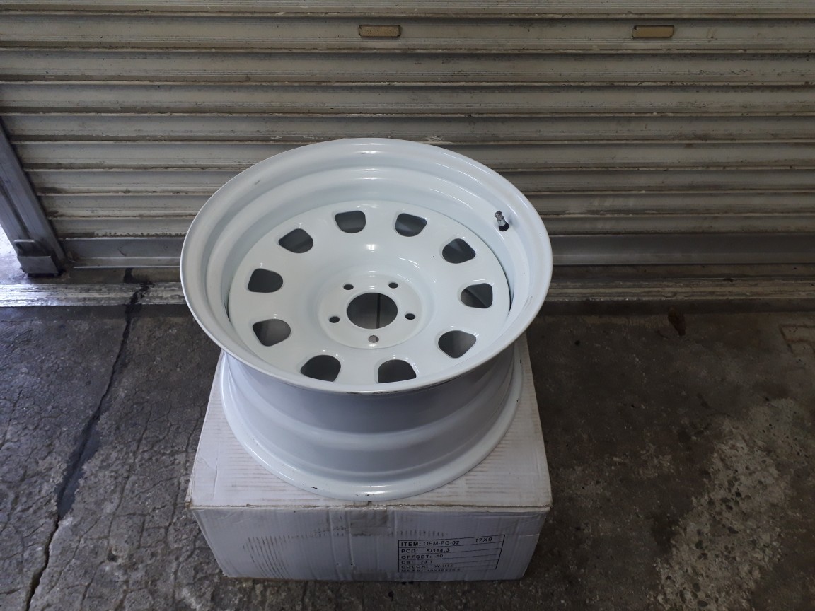 鉄ホイール 17インチ 9J-10 2本 No.ya拍卖