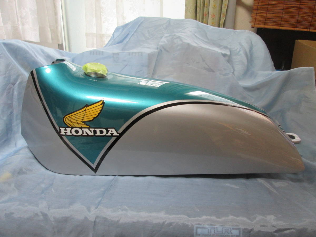 TL125新品アルミタンク・バイアルス&イーハトーブ 人気のマリアナーブルー拍卖