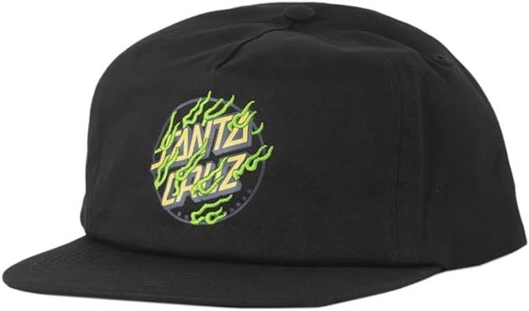 Santa Cruz Inferno Dot Snapback Hat Cap Black キャップ 拍卖
