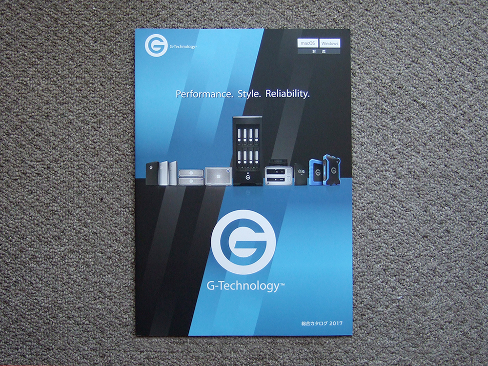 【カタログのみ】G-Technology 2017 総合カタログ 検 G DRIVE RAID mobile SPEED ev SSD 外付けドライブ Mac Windows拍卖