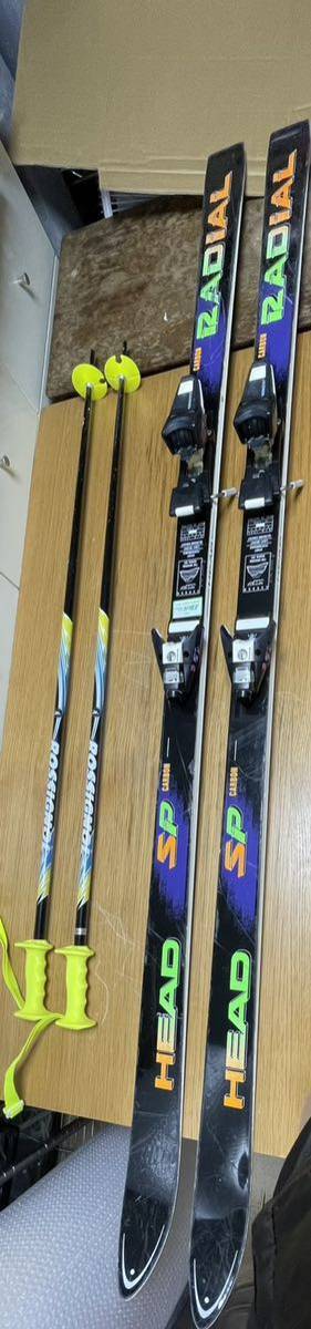 スキー板 185 HEAD ストック120 ロシニョール F-8 中古品拍卖