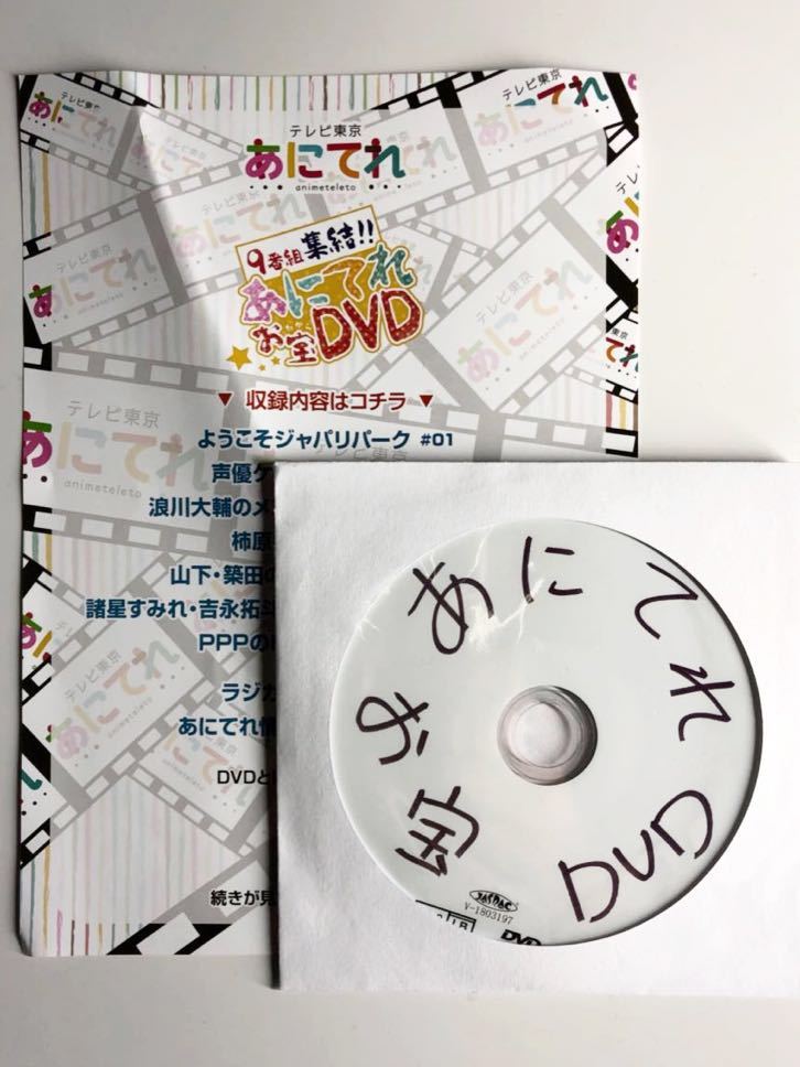 あにてれ お宝DVD 京まふ2018 チラシ付き 非売品拍卖